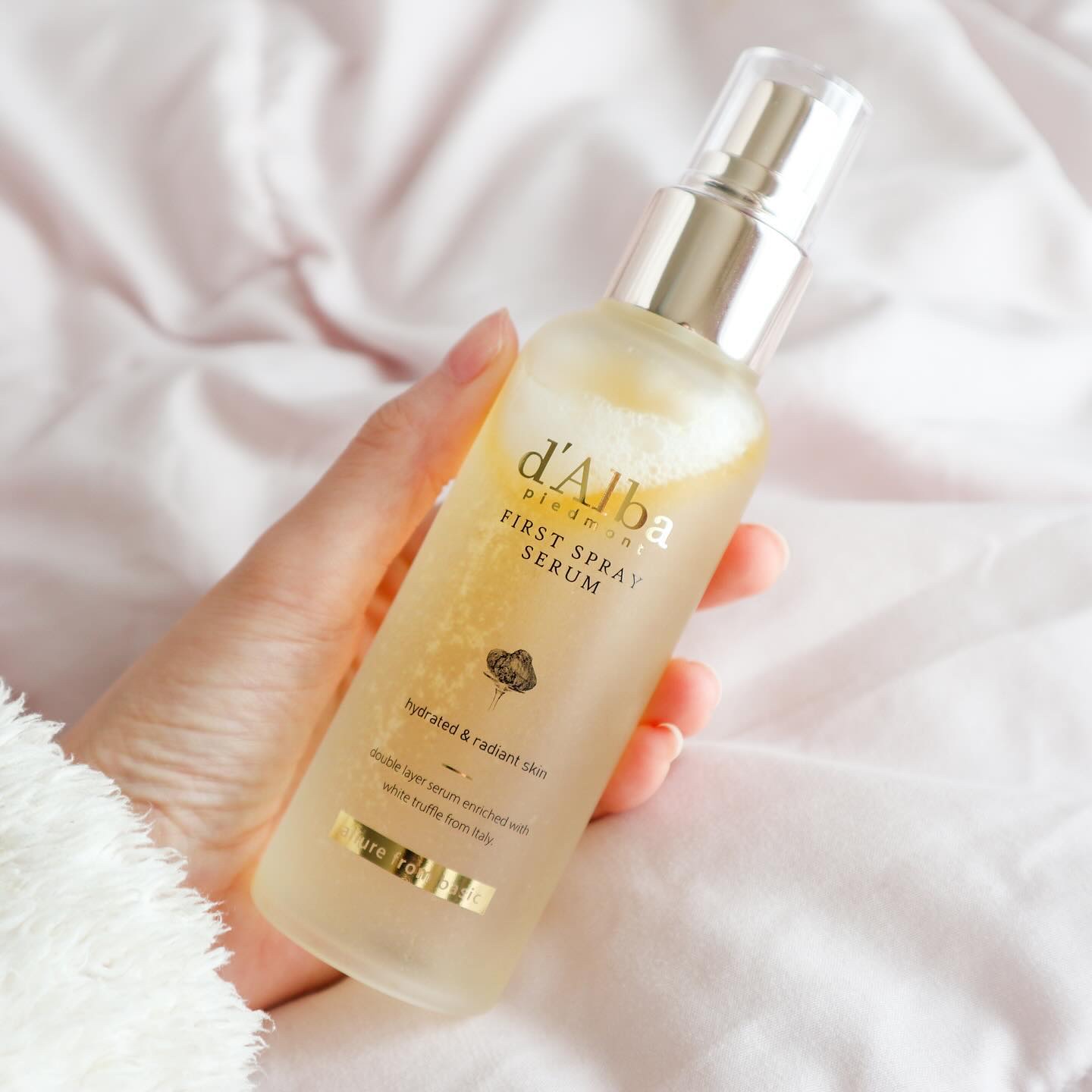 ダルバ ホワイトトリュフファーストスプレーセラム/ダルバ/ミスト状化粧水を使ったクチコミ（3枚目）
