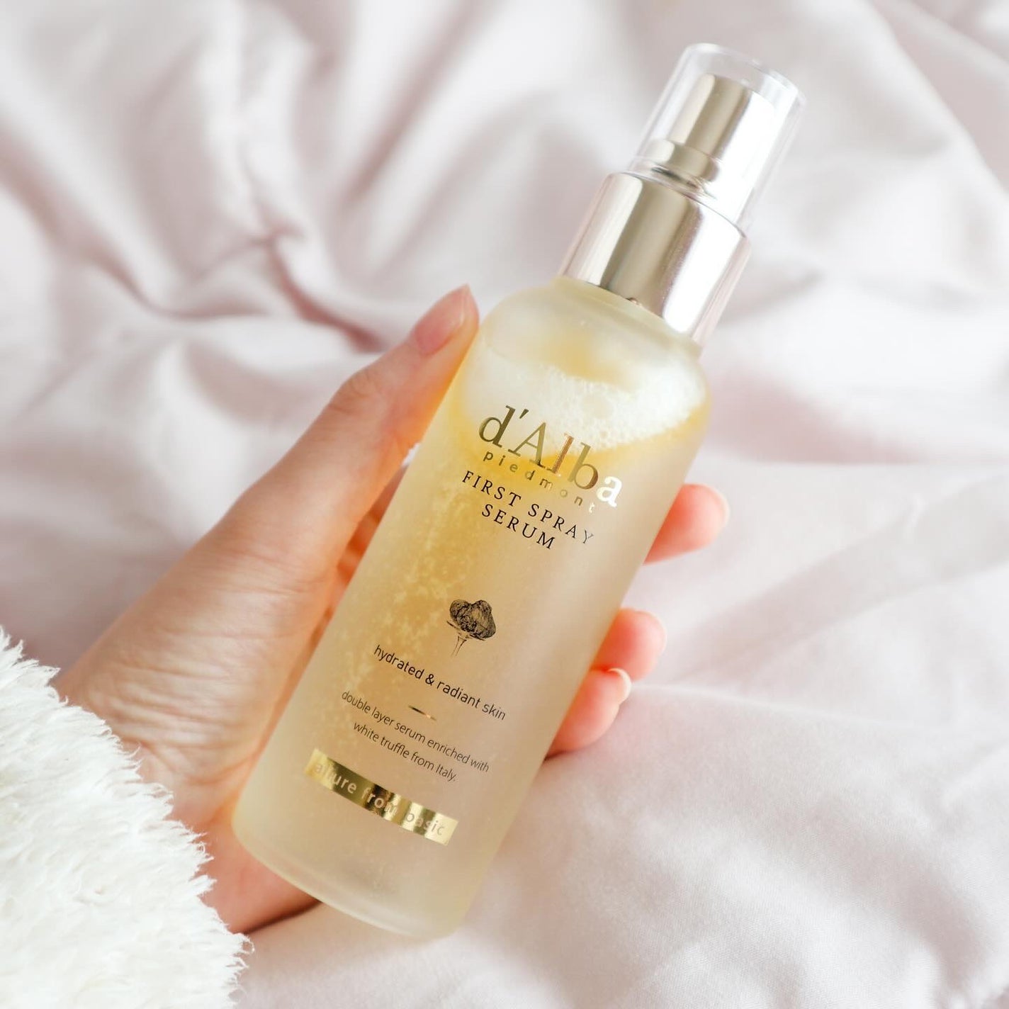 ダルバ ホワイトトリュフファーストスプレーセラム/ダルバ/ミスト状化粧水を使ったクチコミ(3枚目)