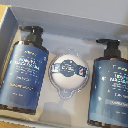 クンダルホリデーエディション ハニー&マカデミア シャンプー&トリートメントスペシャルセット/KUNDAL/市販シャンプーを使ったクチコミ(4枚目)