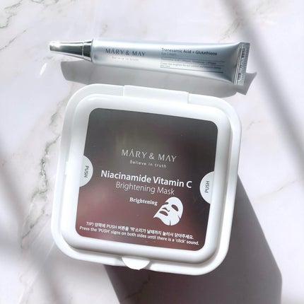ナイアシンアミドビタミンC ブライトニングマスク/MARY&MAY/シートマスク・パックを使ったクチコミ(1枚目)