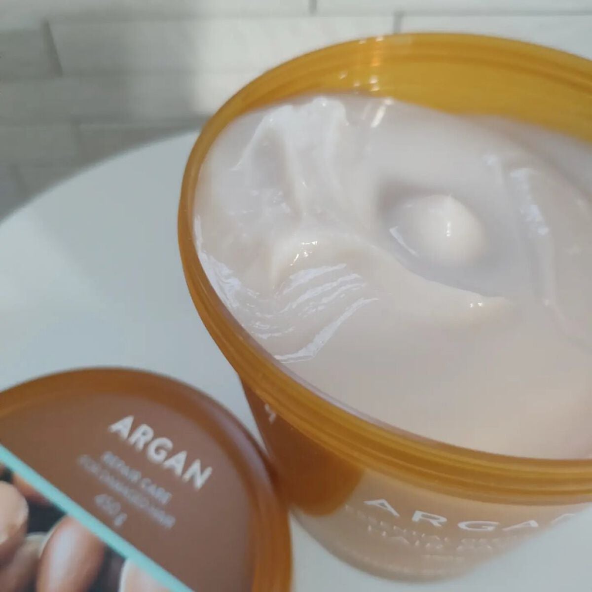 アルガンエッセンシャル ディープケアヘアパック/ネイチャーリパブリック/ヘアマスク・ヘアパックを使ったクチコミ(2枚目)