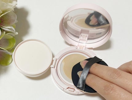 アクアリー スキンウェア カバー/ESPRIQUE/クッションファンデーションを使ったクチコミ(4枚目)