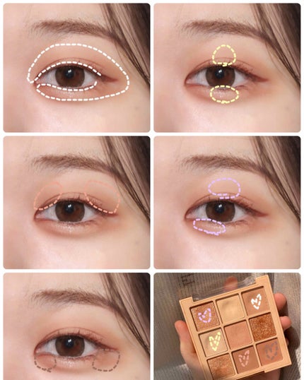 シャドウパレット/dasique/アイシャドウパレットを使ったクチコミ(3枚目)