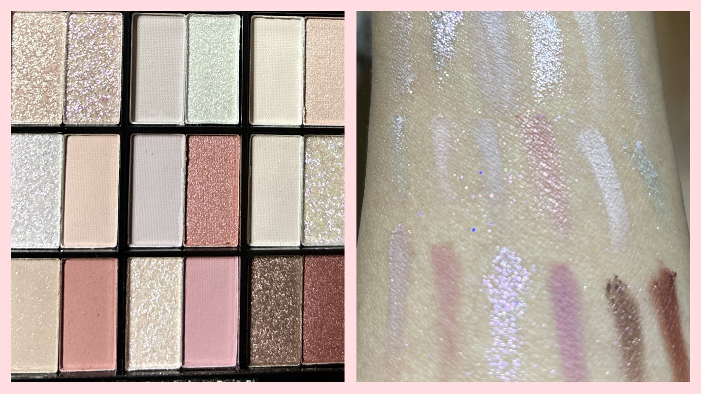 18カラーアイパレット/U R GLAM/アイシャドウパレットを使ったクチコミ(4枚目)