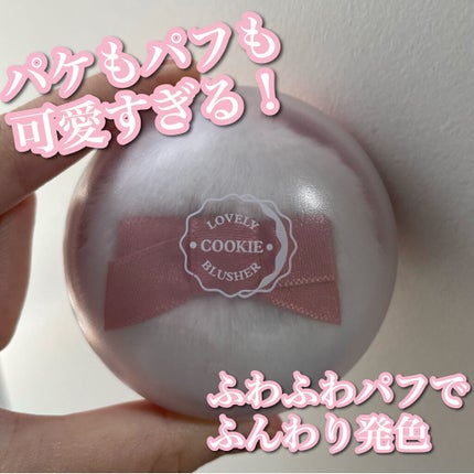 ラブリー クッキー ブラッシャー/ETUDE/パウダーチークを使ったクチコミ(1枚目)