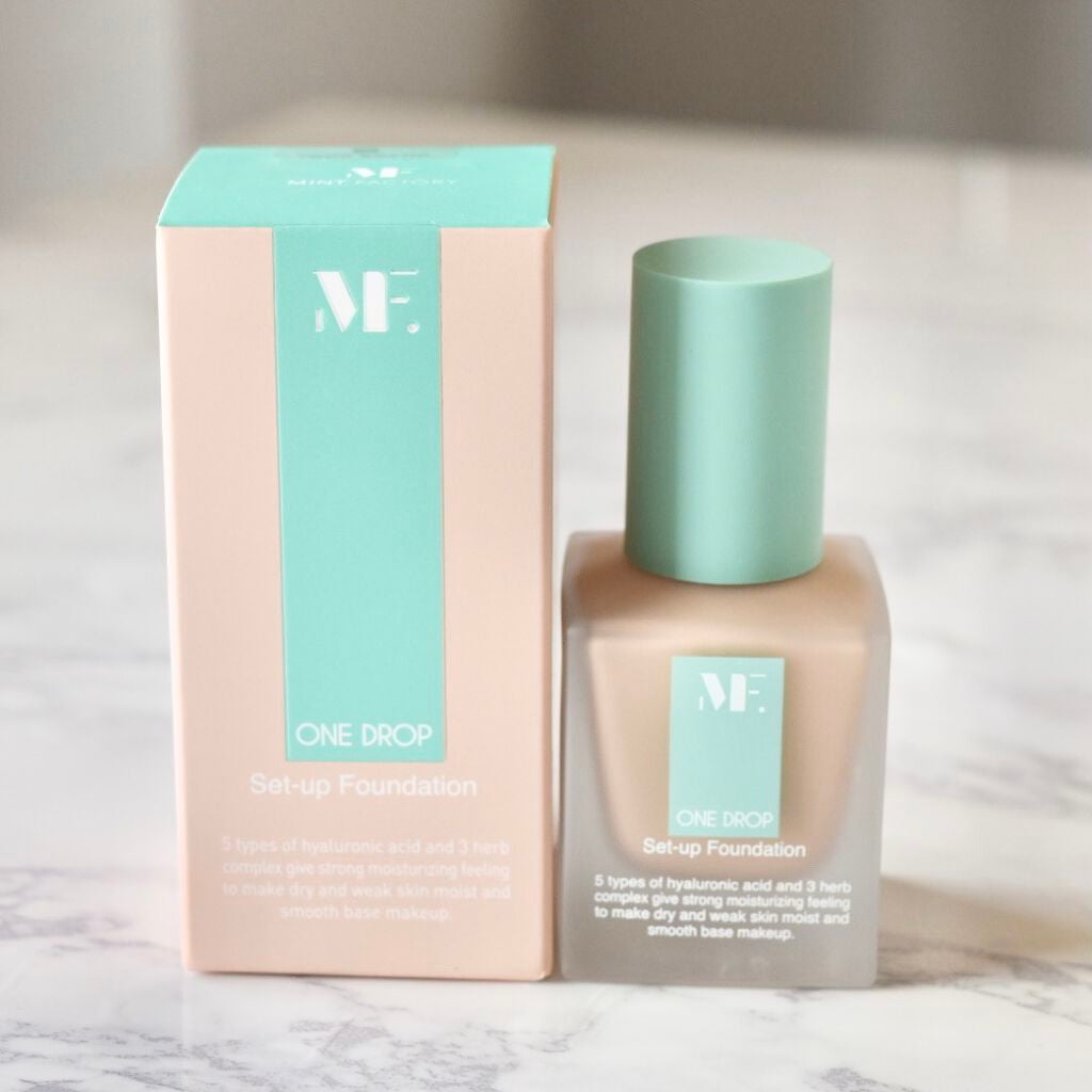 MINT FACTORY ワンドロップセットアップファンデーション/YOUR BRAND/リキッドファンデーションを使ったクチコミ(2枚目)