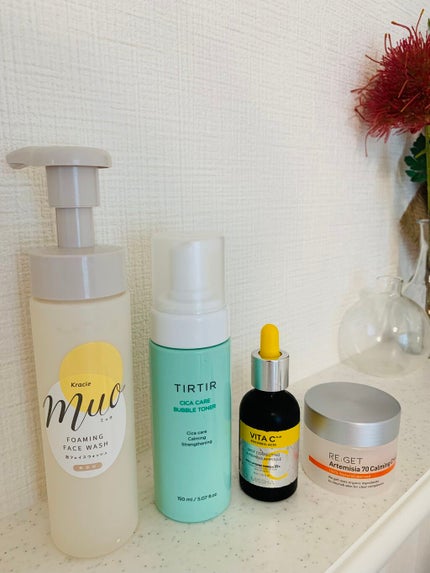 カワラヨモギ70カーミングクリーム/RE:GET/フェイスクリームを使ったクチコミ(1枚目)