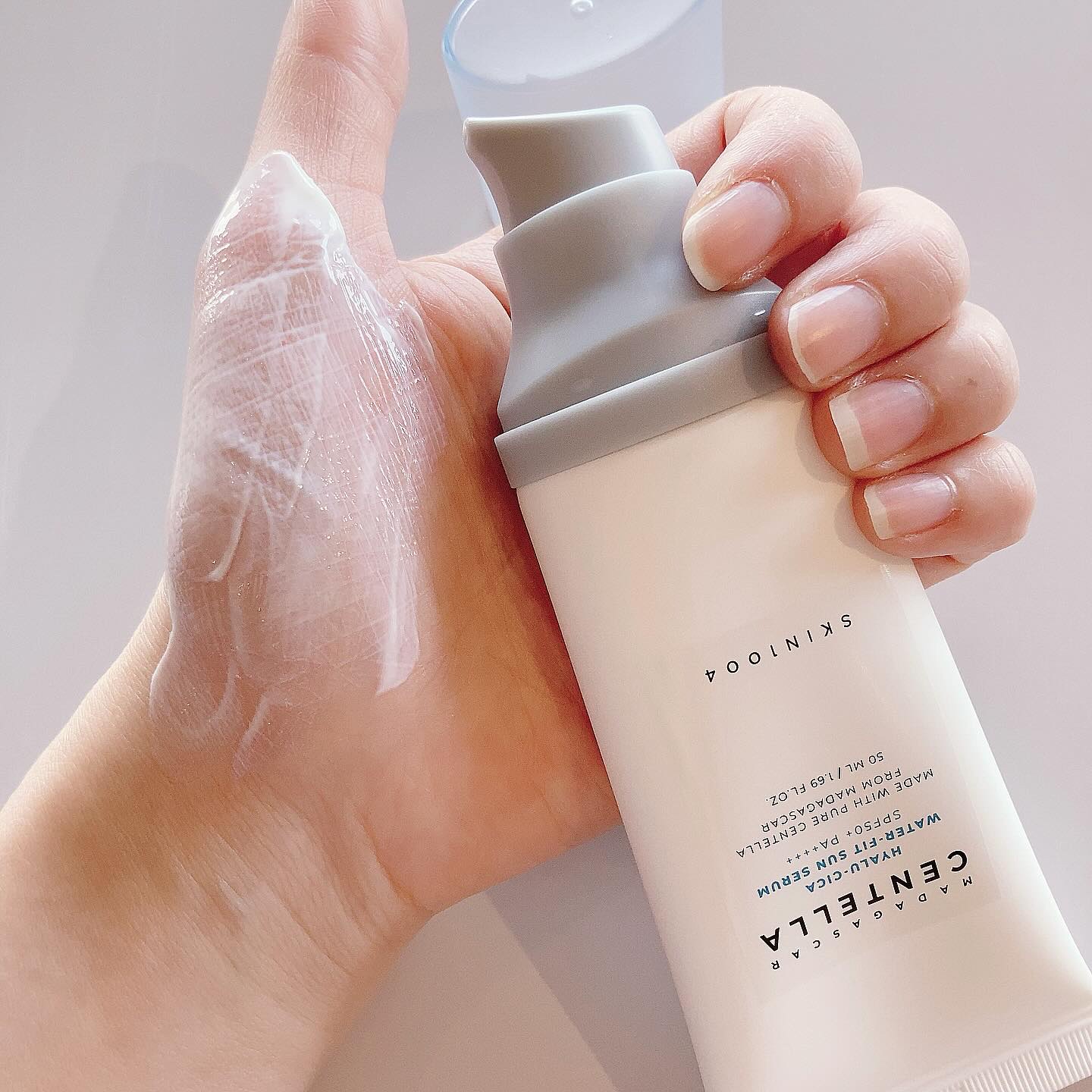 ヒアルーシカ ウォーターフィット サンセラム/SKIN1004/日焼け止めローションを使ったクチコミ（2枚目）