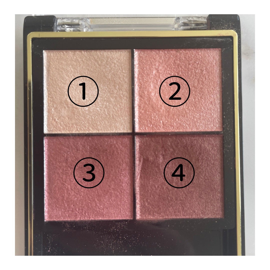 リアルクローズシャドウ/excel/アイシャドウパレットを使ったクチコミ(3枚目)