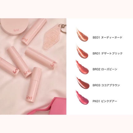 アンドバイロムアンド グラッシーボムティント/&nd by rom&nd/リップティントを使ったクチコミ(8枚目)