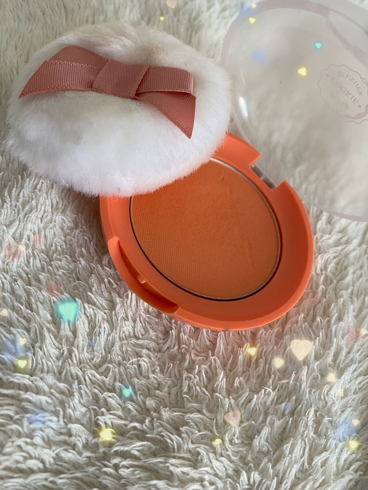 ラブリー クッキー ブラッシャー OR203/ETUDE/パウダーチークを使ったクチコミ（1枚目）