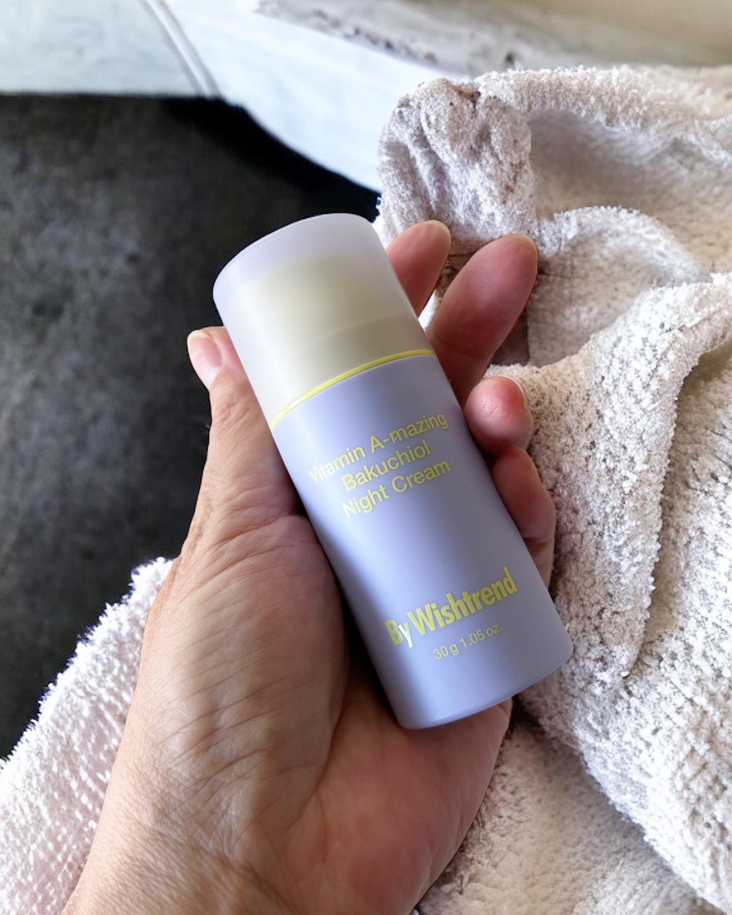 ビタミンA-mazingバクチオールナイトクリーム/By Wishtrend/フェイスクリームを使ったクチコミ（3枚目）