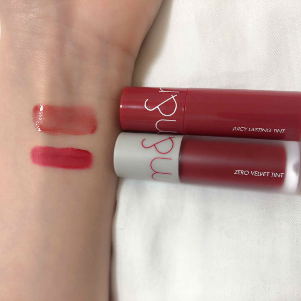 ゼロベルベットティント/rom&nd/リップティントを使ったクチコミ（2枚目）