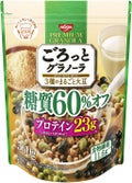 ごろっとグラノーラ 3種の丸ごと大豆 糖質60%オフ / 日清シスコ