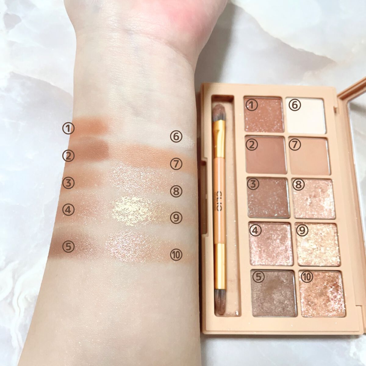 プロ アイ パレット/CLIO/アイシャドウパレットを使ったクチコミ（2枚目）