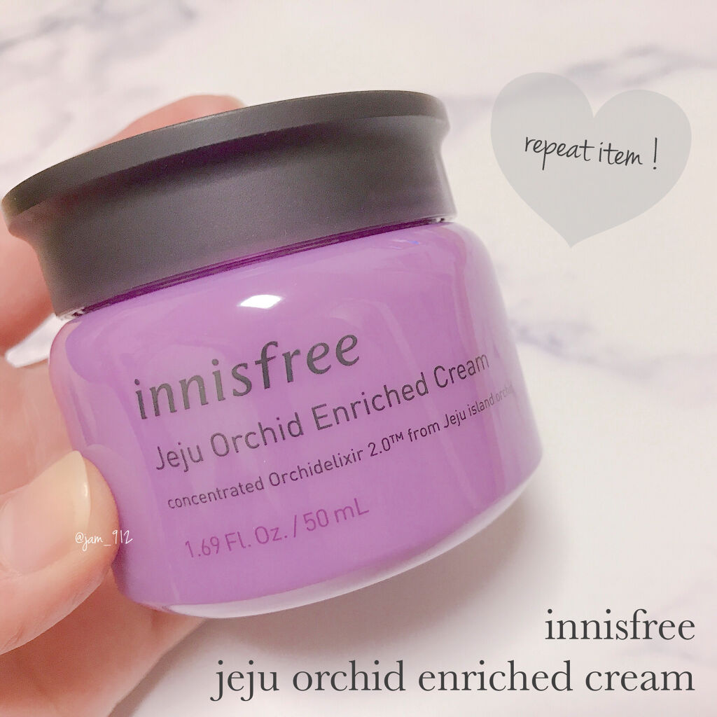 オーキッド エンリッチド クリーム/innisfree/フェイスクリームを使ったクチコミ（1枚目）