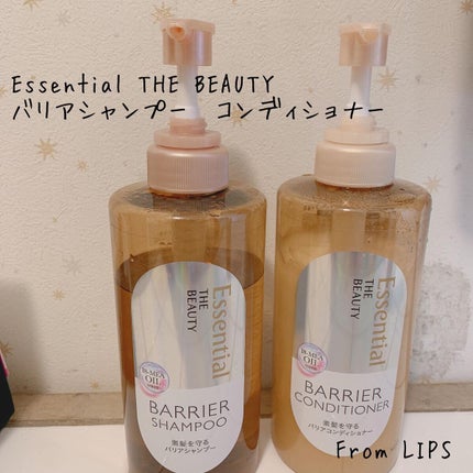 ザビューティ 髪のキメ美容素髪を守る バリアシャンプー/コンディショナー/エッセンシャル/シャンプー・コンディショナーを使ったクチコミ(1枚目)