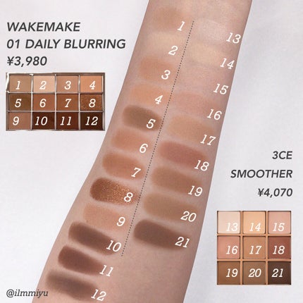 3CE マルチアイカラーパレット/3CE/アイシャドウパレットを使ったクチコミ(5枚目)