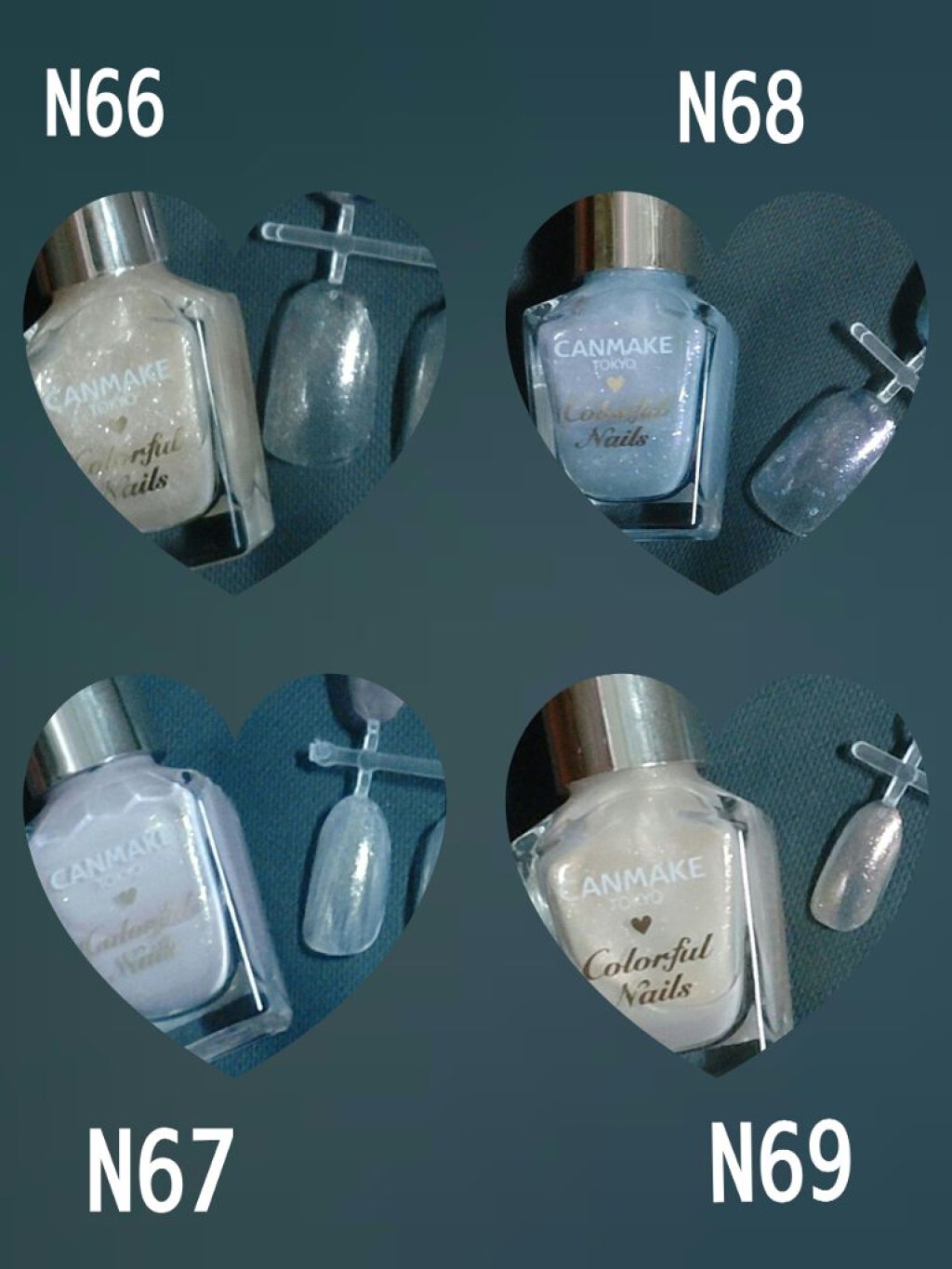 カラフルネイルズ N66 ピクシーダスト/キャンメイク/マニキュアを使ったクチコミ（2枚目）