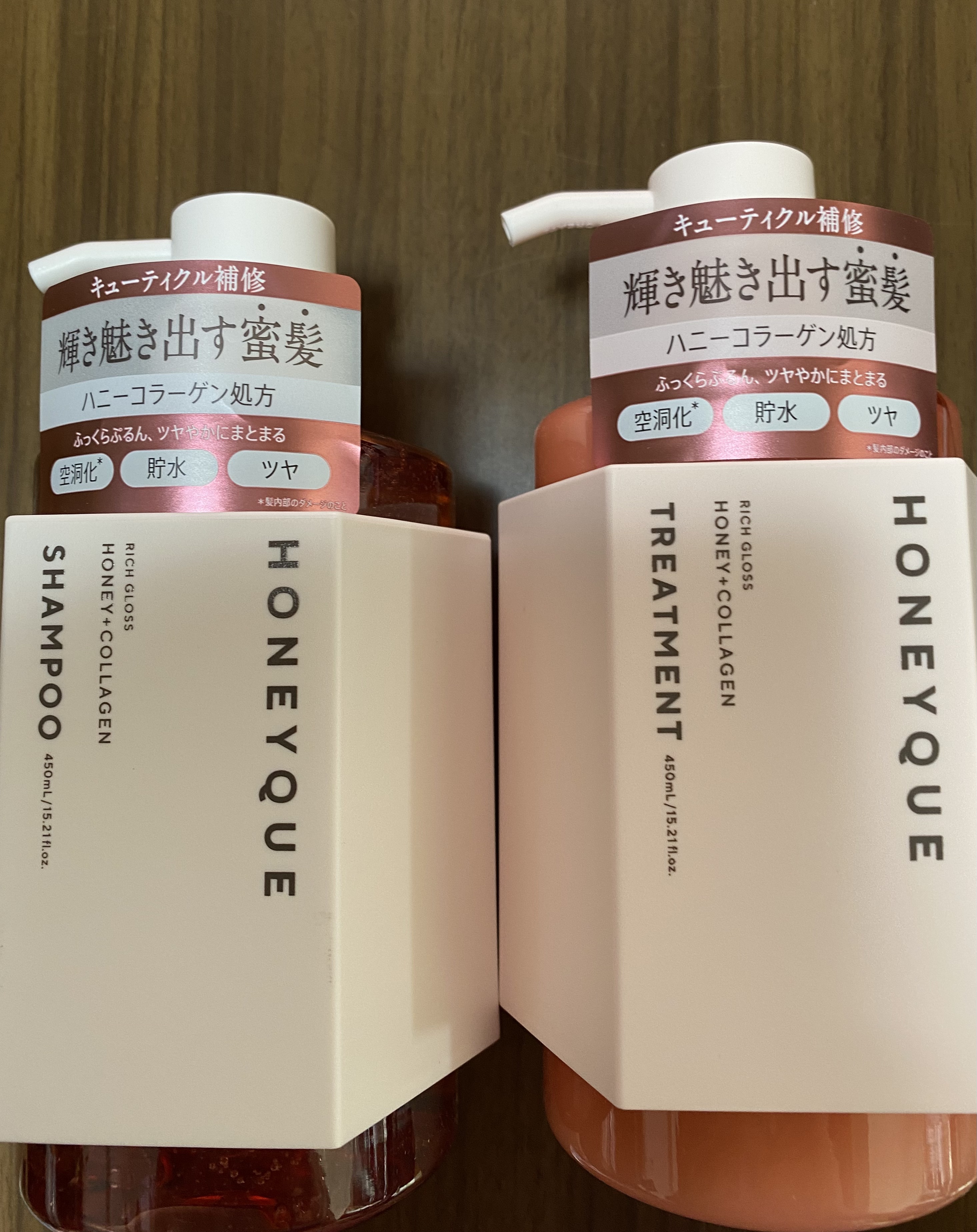 リッチグロス シャンプー シャイニー／ヘアトリートメント シャイニー/ハニーク/市販シャンプーを使ったクチコミ（1枚目）