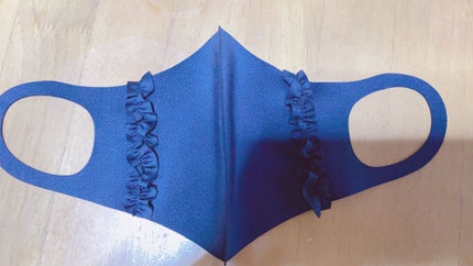 YGTりんごOBK on LIPS 「のびのび 洗えるフィットマスク😷フリル付き※非医療用※⭕ピンク..」(5枚目)