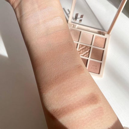 マイフェイブムードアイパレット 9カラー/HOLIKA HOLIKA/アイシャドウパレットを使ったクチコミ(4枚目)