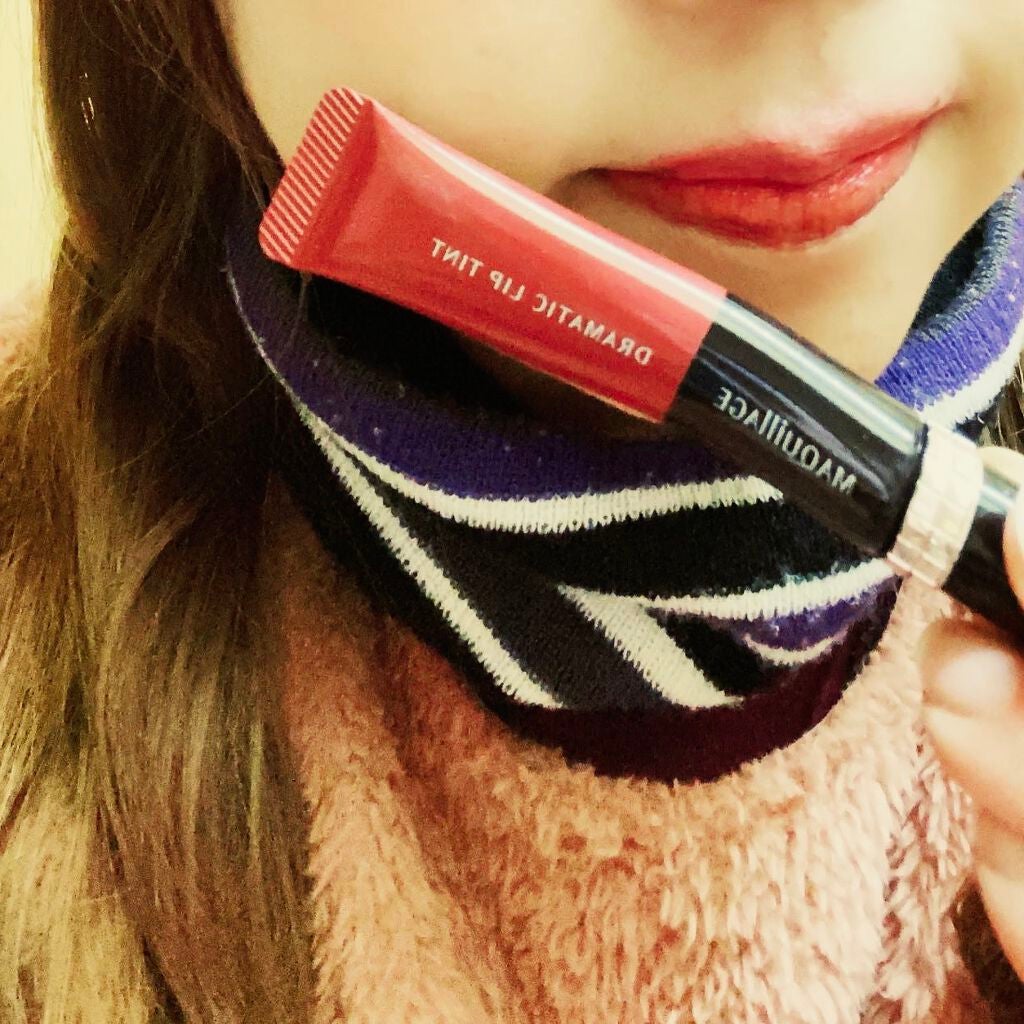 ドラマティックリップティント/マキアージュ/リップティントを使ったクチコミ(2枚目)