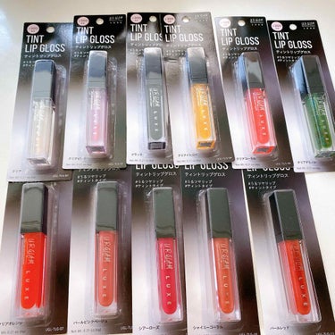 UR GLAM LUXE　TINT LIP GLOSS シャイニーコーラル/U R GLAM/リップグロスを使ったクチコミ（2枚目）