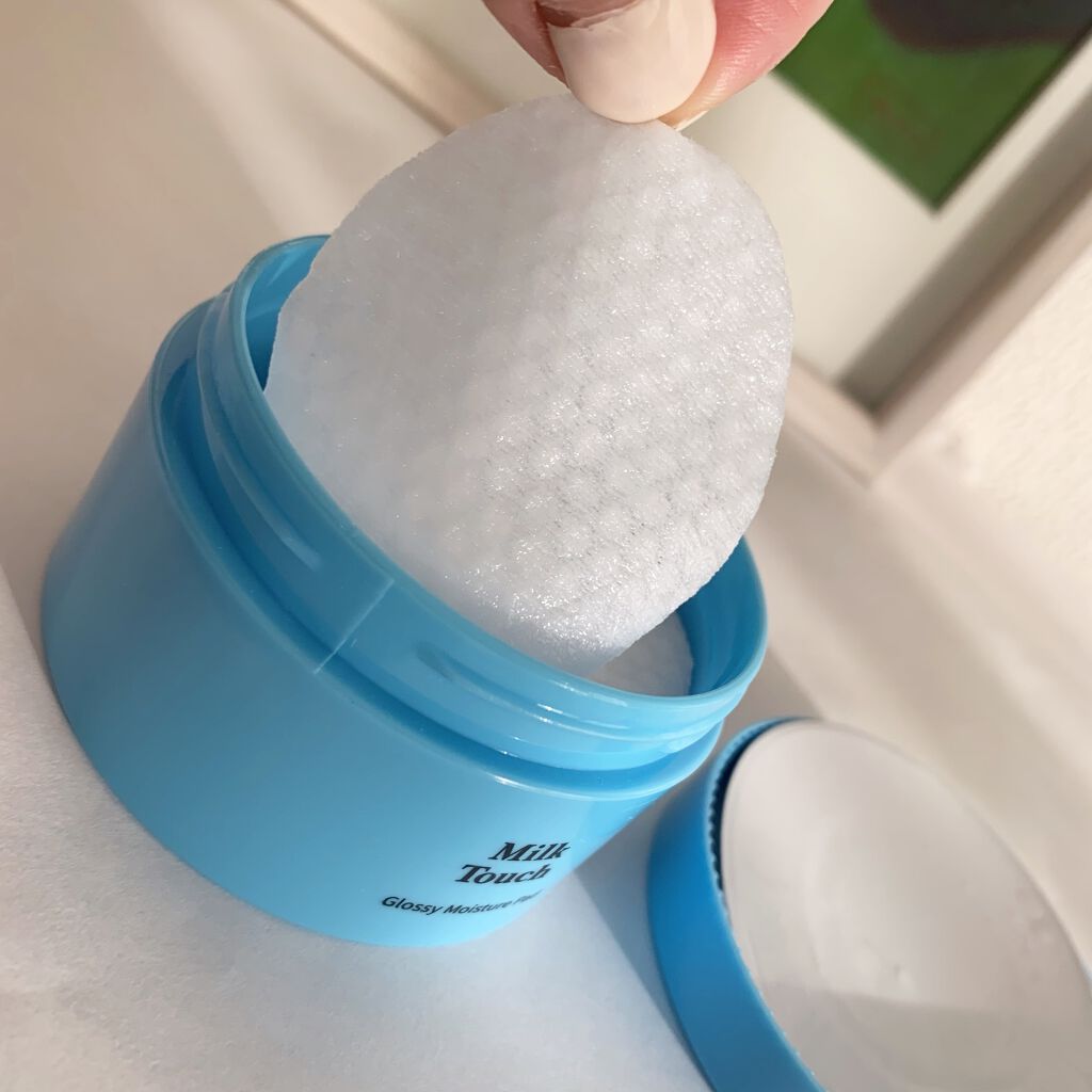 グロッシー モイスチャー パッド/Milk Touch/トナーパッドを使ったクチコミ（3枚目）