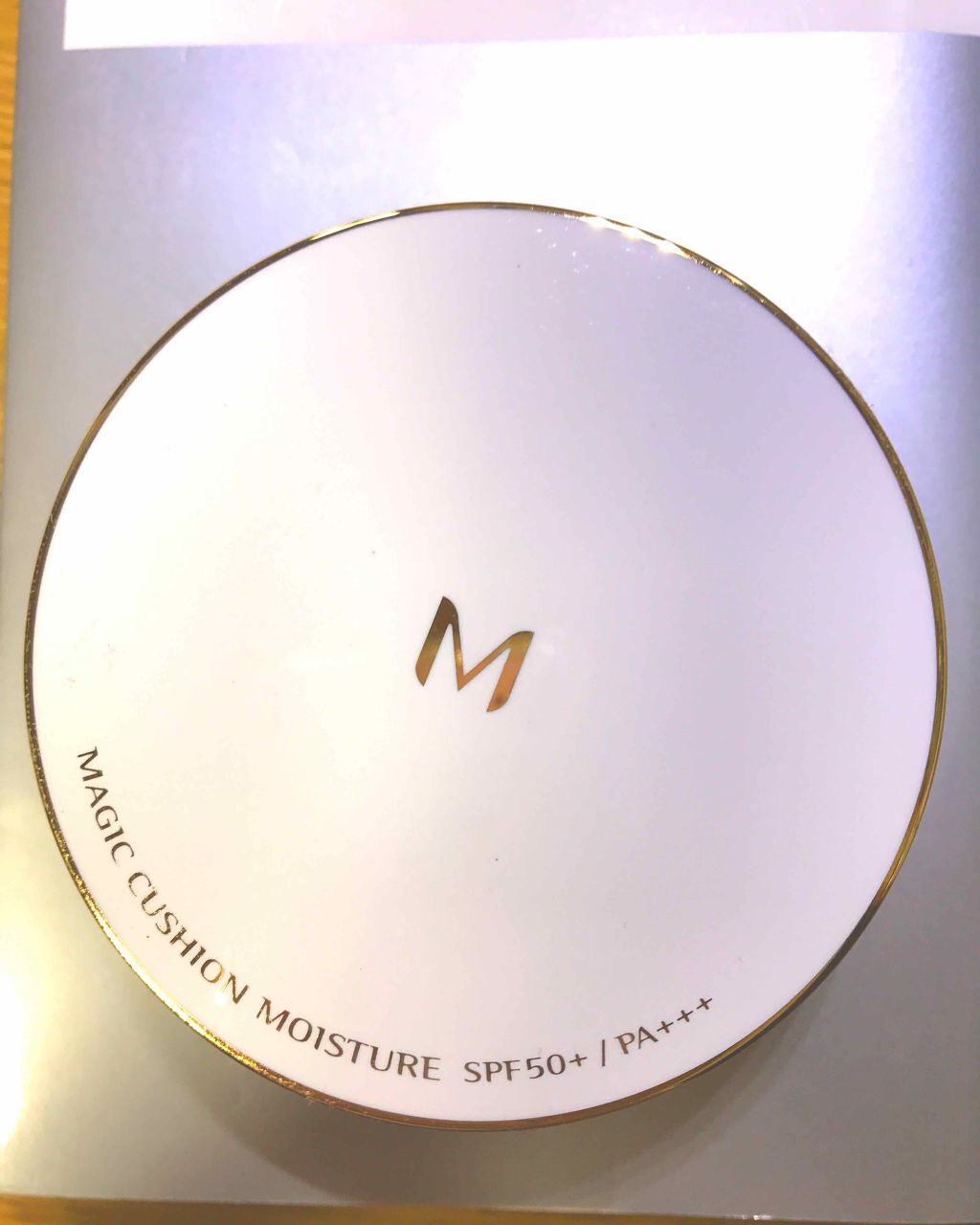 M クッション ファンデーション(モイスチャー)/MISSHA/クッションファンデーションを使ったクチコミ(1枚目)