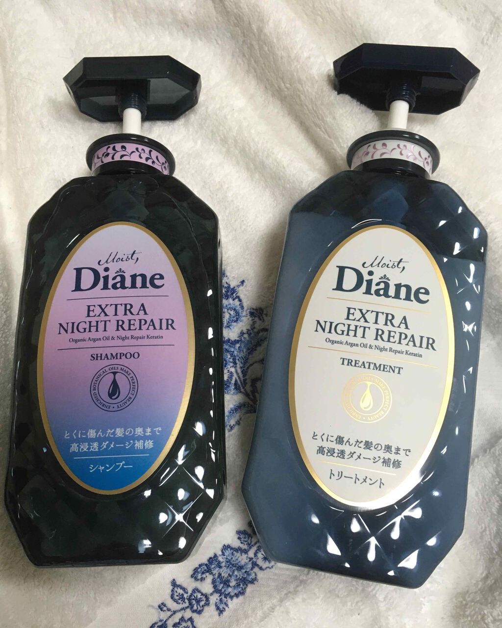 エクストラナイトリペア シャンプー&トリートメント/ダイアン/市販シャンプーを使ったクチコミ(1枚目)