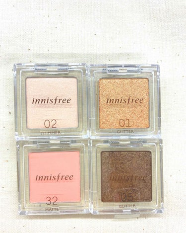 innisfree マイアイシャドウ グリッターのクチコミ「#イニスフリー
#マイパレット
#韓国コスメ
#韓国メイク
#innisfree

グリッター.....」（2枚目）