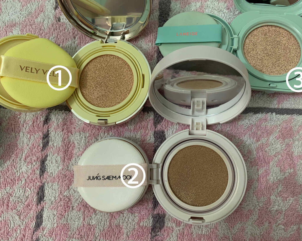 エッセンシャル スキン ヌーダー クッション/JUNG SAEM MOOL/クッションファンデーションを使ったクチコミ（3枚目）