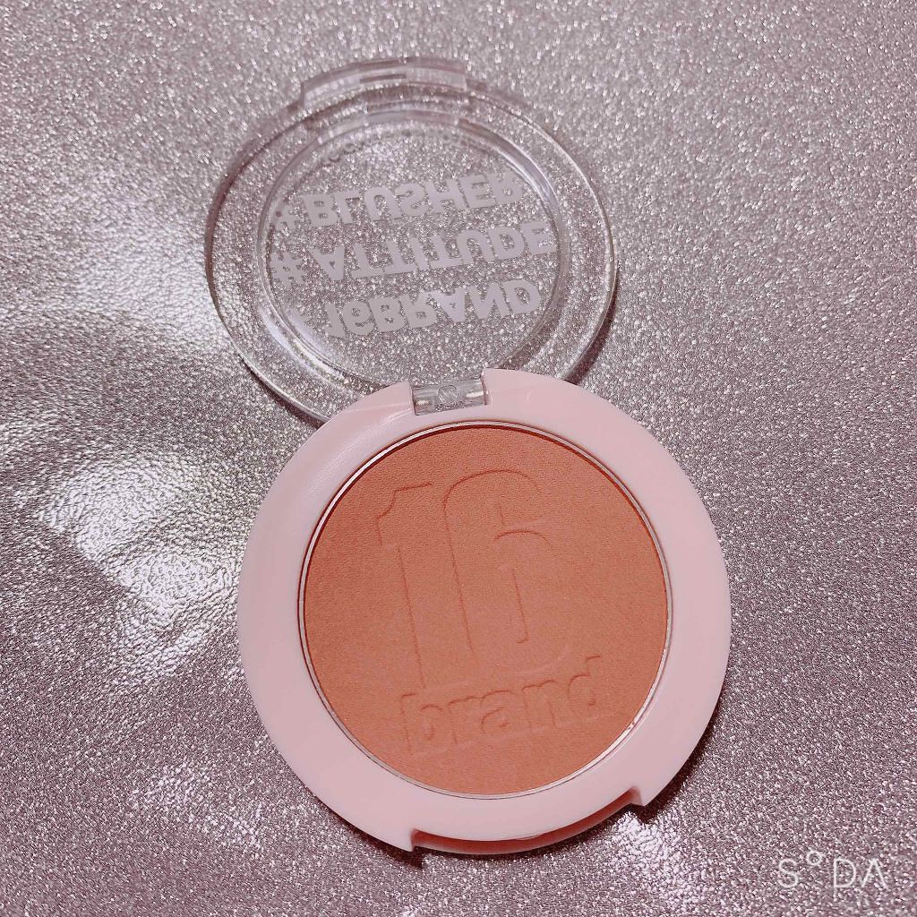 16 CHEEK SHOT/16BRAND/パウダーチークを使ったクチコミ(2枚目)