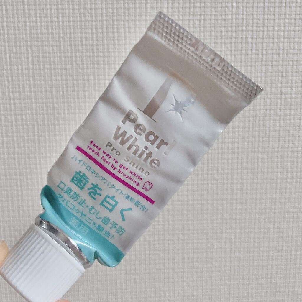 薬用パールホワイトプロシャイン/美健コーポレーション/歯磨き粉を使ったクチコミ（1枚目）