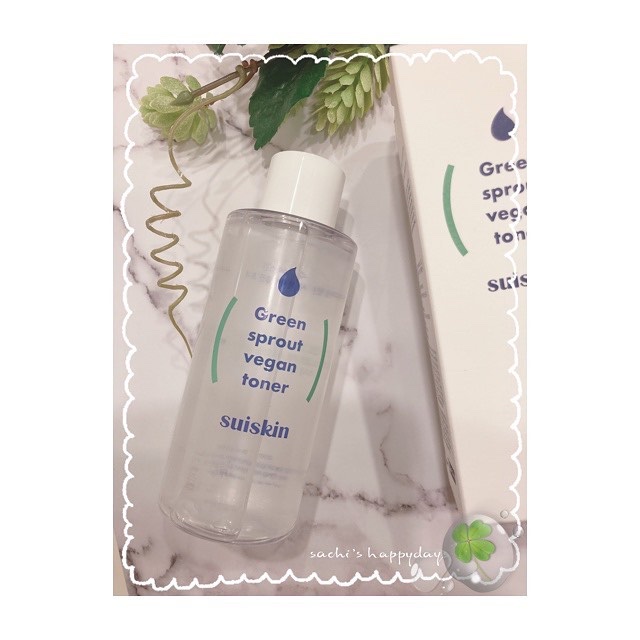 Green sprout vegan toner/suiskin/化粧水を使ったクチコミ（1枚目）