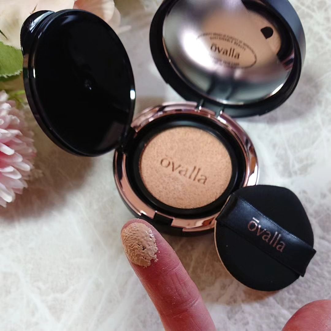 フコセンテラセラム イン クッション/ovalla/クッションファンデーションを使ったクチコミ(4枚目)