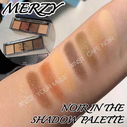 ノワール イン ザ シャドウパレット/MERZY/アイシャドウパレットを使ったクチコミ(2枚目)