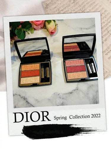 【光を宿した天然石パレット】DIOR「トリオブリックパレット」2022年春新色レビュー

　今更ですが、私の2022年の初買いコスメは、DIORのトリオブリックパレットでした。トリオブリックパレットはこ