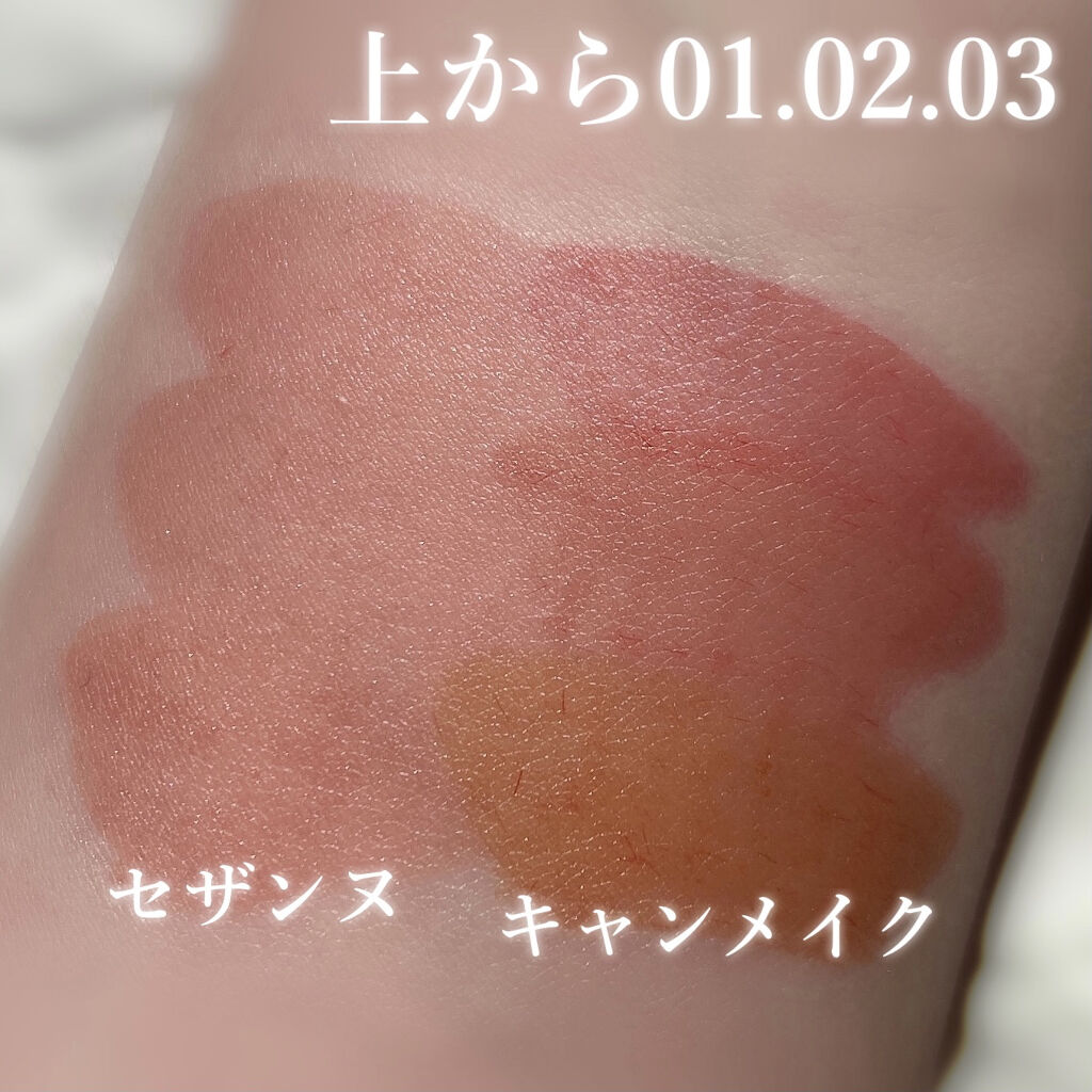 ウォータリーティントリップ/CEZANNE/リップティントを使ったクチコミ（3枚目）