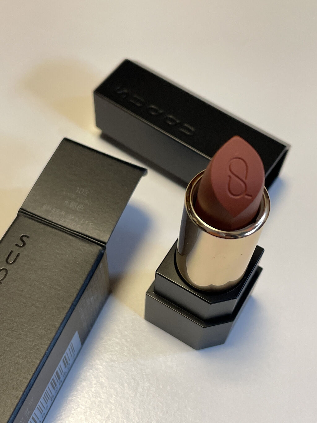 シアー マット リップスティック/SUQQU/口紅を使ったクチコミ（3枚目）