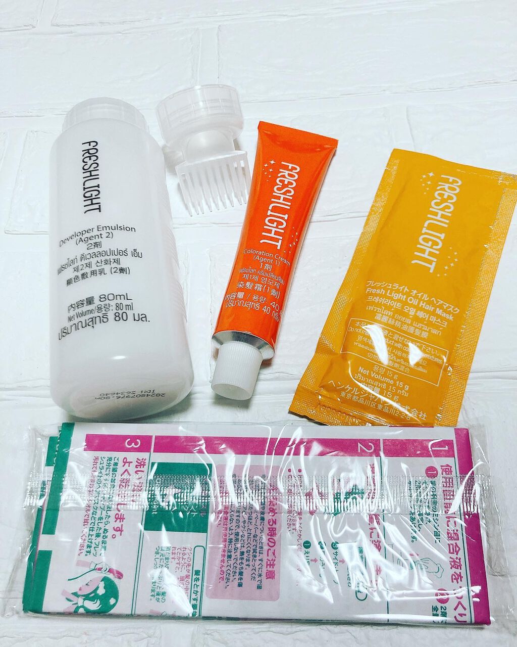 ミルキーヘアカラー/フレッシュライト/ヘアカラーを使ったクチコミ（2枚目）