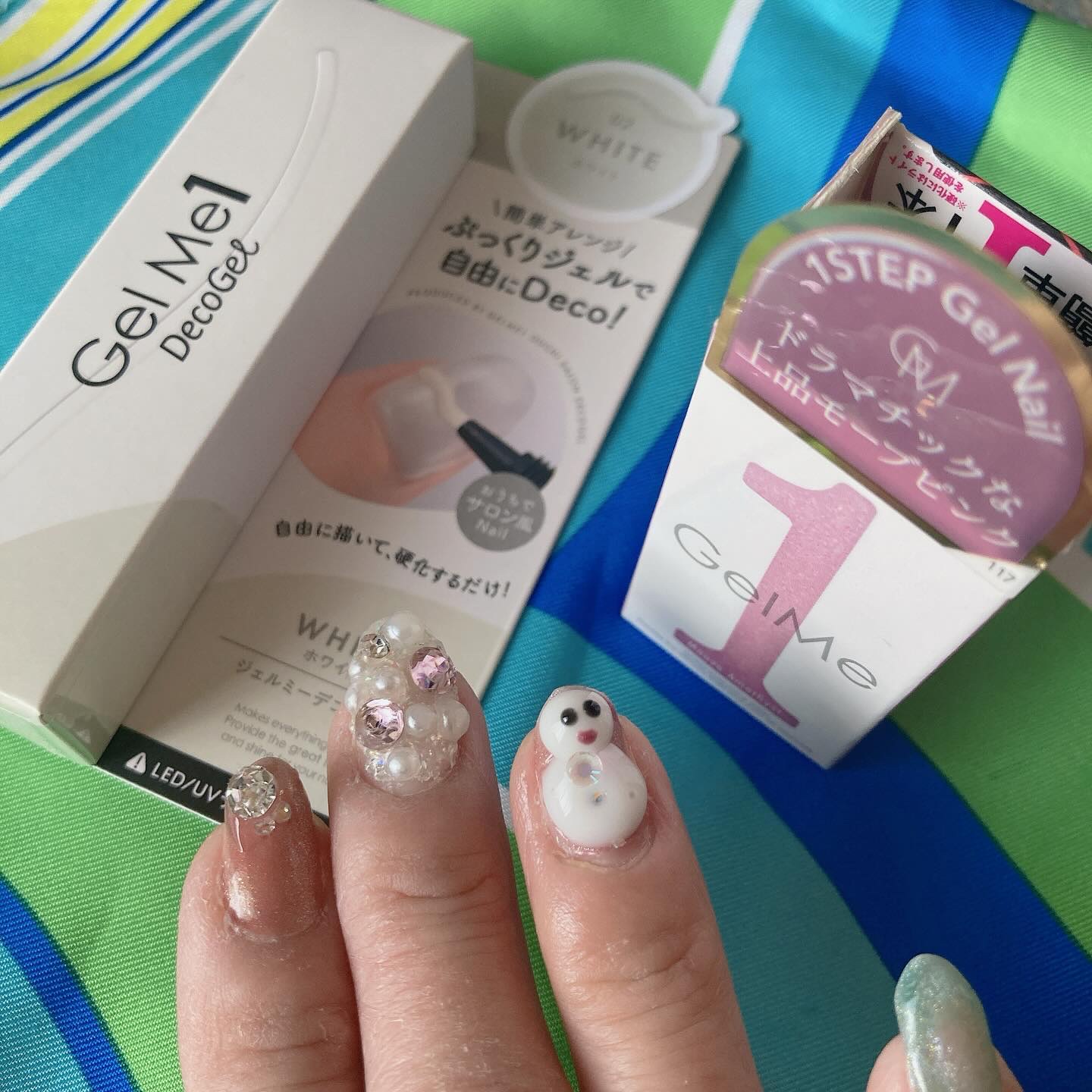 ジェルネイル  GM67 モーブピンク/ジェルミーワン/ジェルネイルを使ったクチコミ（2枚目）