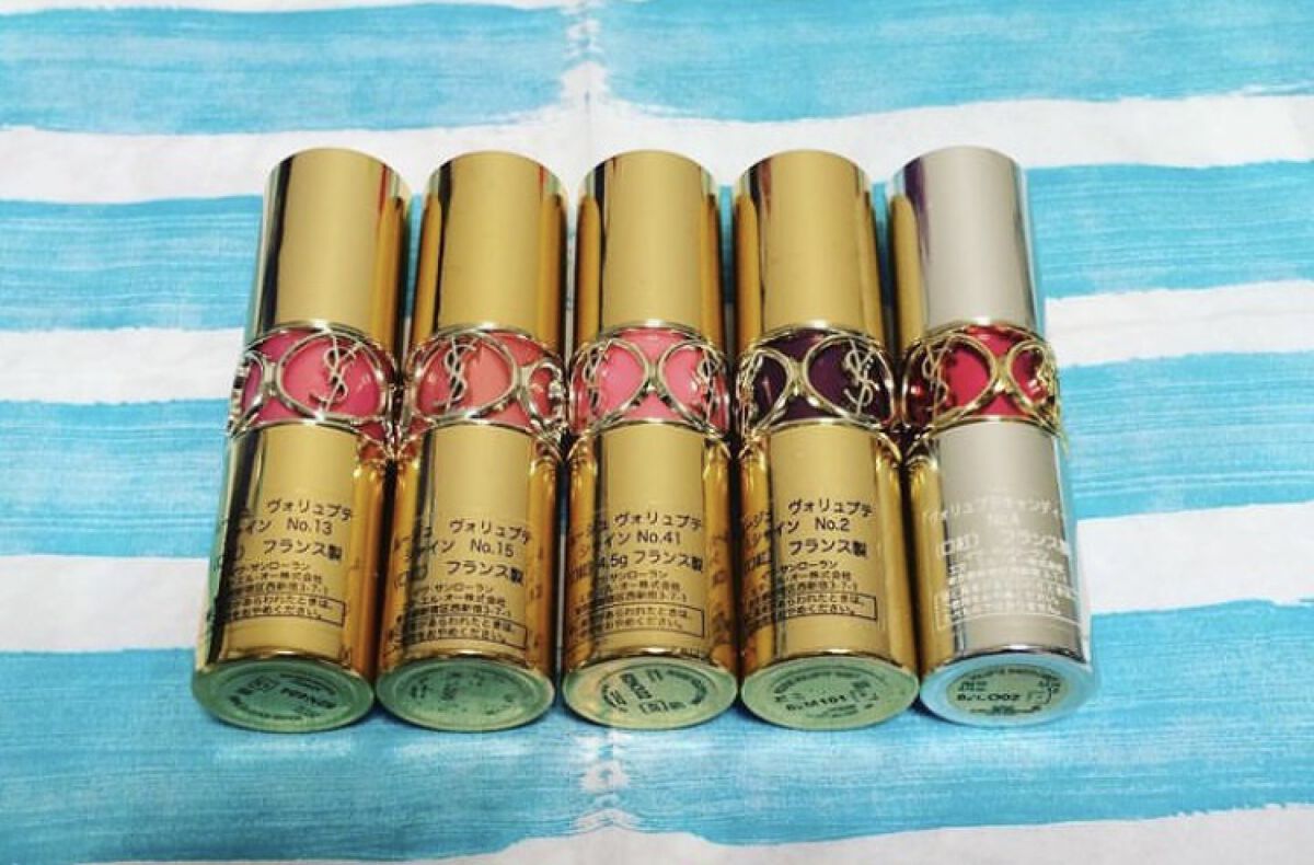 ルージュ ヴォリュプテ シャイン/YVES SAINT LAURENT BEAUTE/口紅を使ったクチコミ（1枚目）