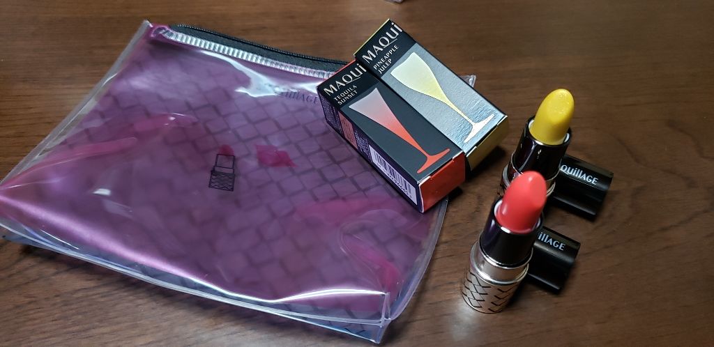 ルージュ ミニ YE101 パインジュレップ/マキアージュ/口紅を使ったクチコミ（2枚目）