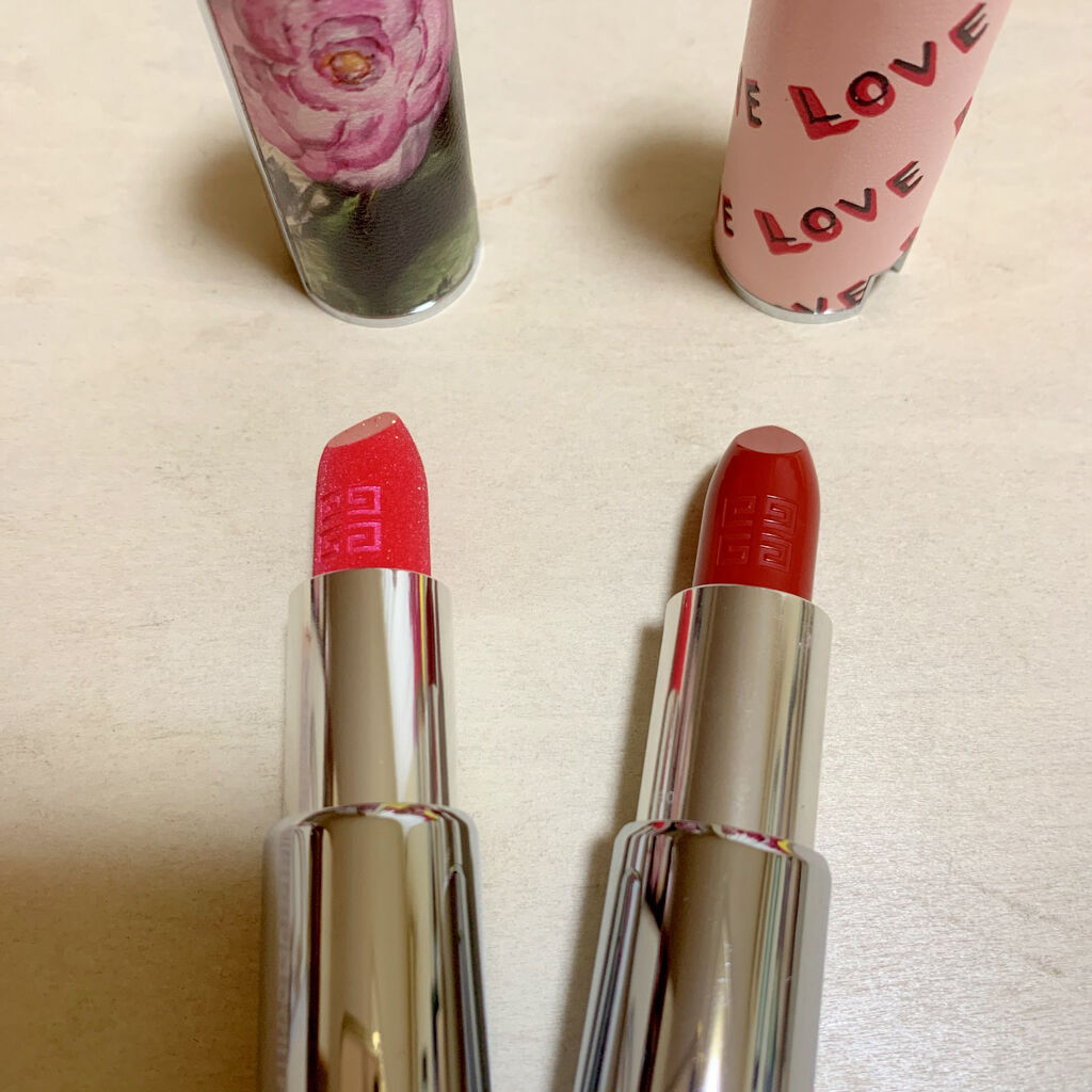 ルージュ・ジバンシイ No.01 スパークリング・ピオニー/GIVENCHY/ハイライト・シェーディングを使ったクチコミ（2枚目）