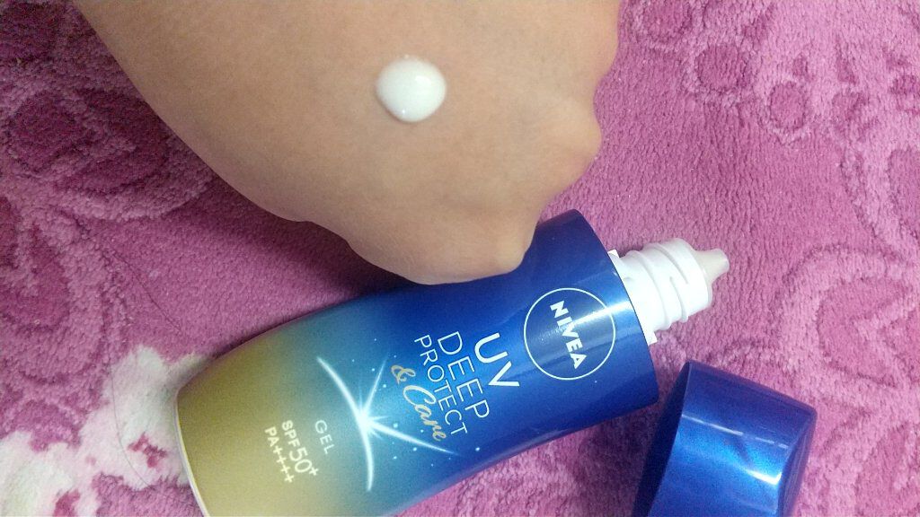 ニベアUV ディープ プロテクト＆ケア ジェル/ニベア/日焼け止めジェルを使ったクチコミ（1枚目）