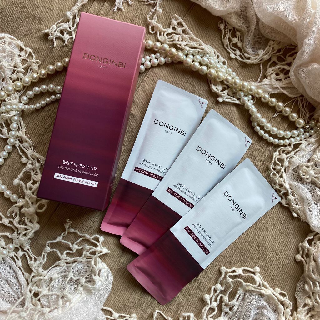 RED GINSENG MI MASK STICK/Donginbi（ドンインビ／韓国）/シートマスク・パックを使ったクチコミ（1枚目）
