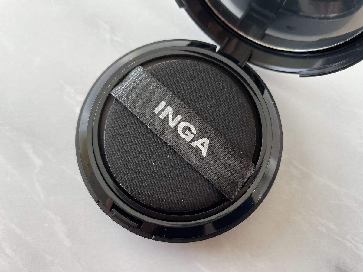 タトゥークッションファンデーション N21 ライトベージュ/INGA/クッションファンデーションを使ったクチコミ（2枚目）