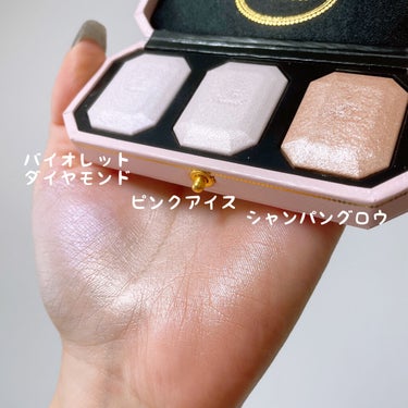 ～ダイヤモンドライト シリーズ～ マルチユース ハイライター トリオ/Too Faced/パウダーハイライトを使ったクチコミ（3枚目）